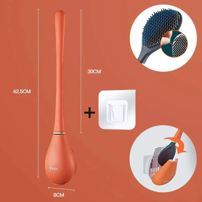 DeluxeClean™ Designový Silikonový Kartáč Na Toaletu