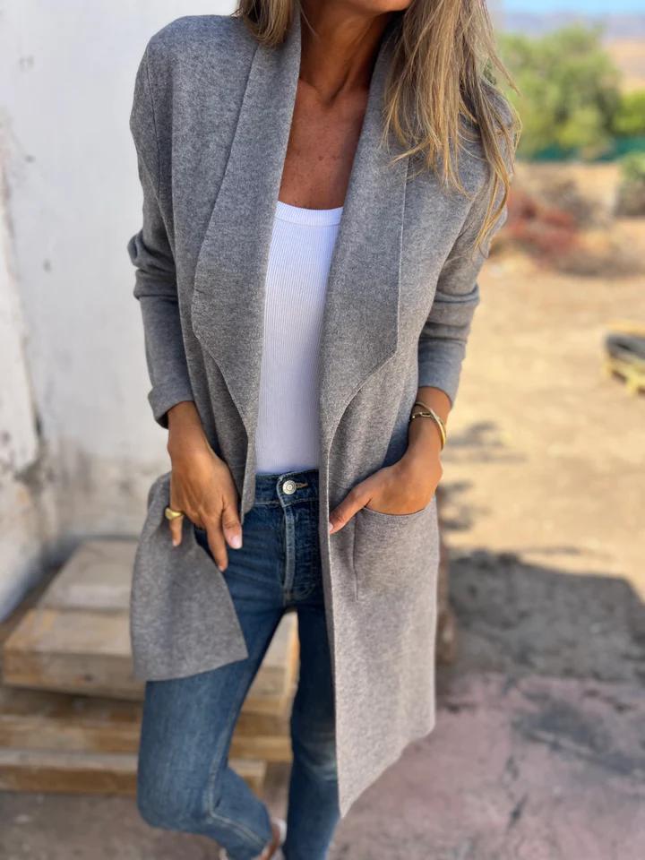 Donna Serafini™ Stylový a teplý dlouhý svetr