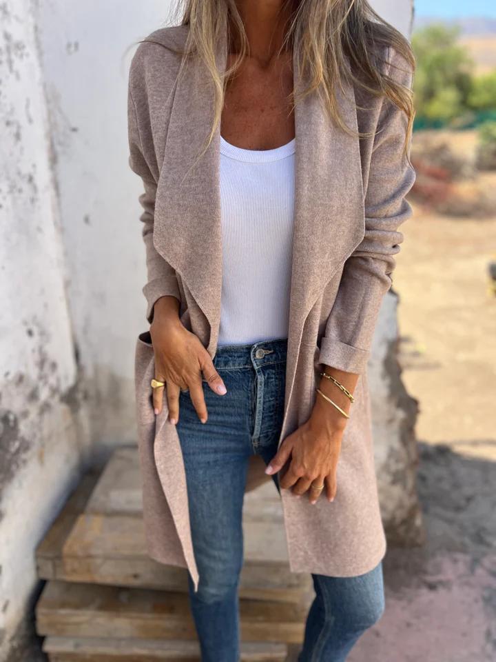 Donna Serafini™ Stylový a teplý dlouhý svetr