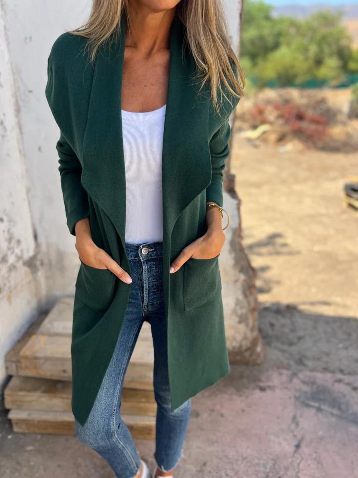 Donna Serafini™ Stylový a teplý dlouhý svetr