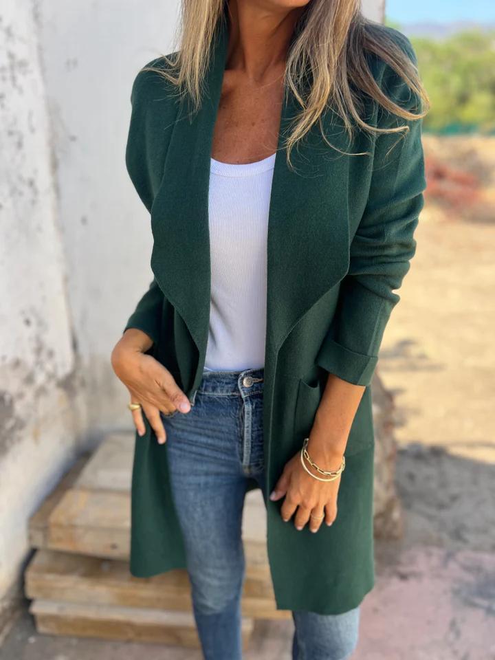 Donna Serafini™ Stylový a teplý dlouhý svetr