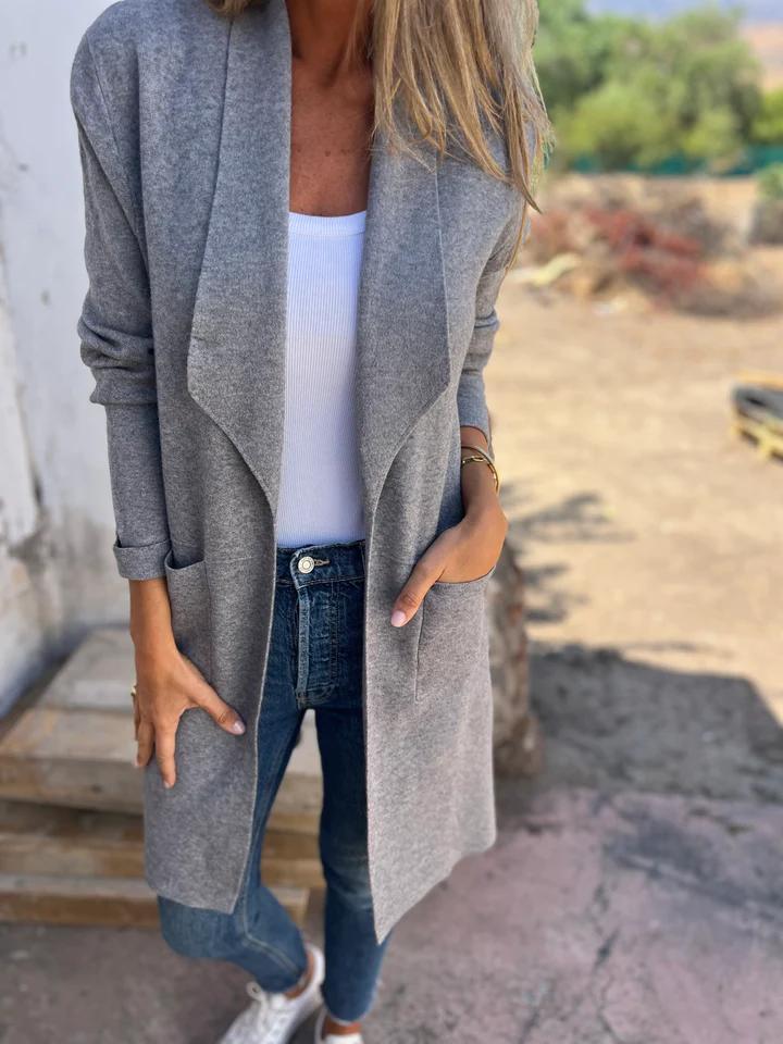 Donna Serafini™ Stylový a teplý dlouhý svetr