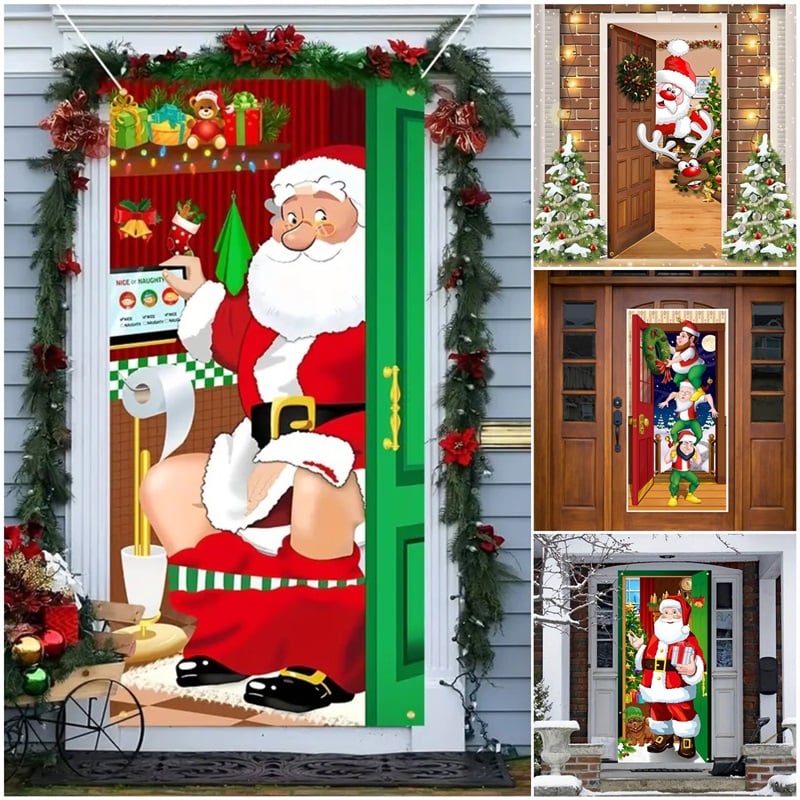 DoorJolly™ Vánoční dekorace na dveře
