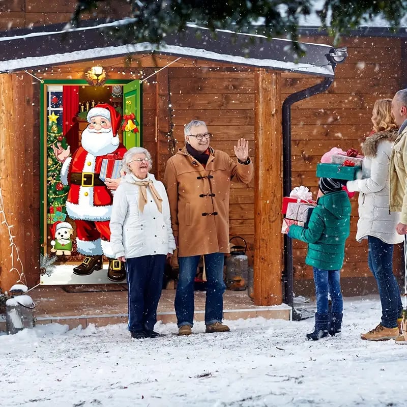 DoorJolly™ Vánoční dekorace na dveře