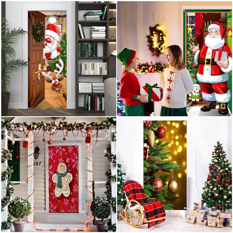 DoorJolly™ Vánoční dekorace na dveře