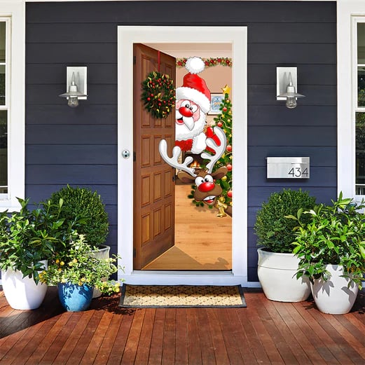 DoorJolly™ Vánoční dekorace na dveře