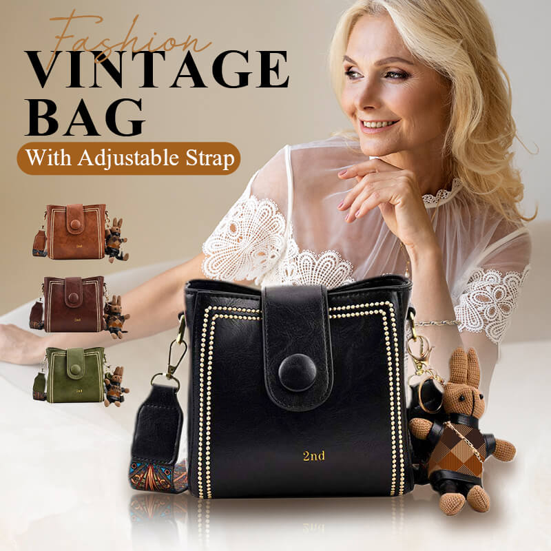 Dulina Rosa+™ Vintage módní taška s nastavitelným popruhem | Elegance v jednom kousku!