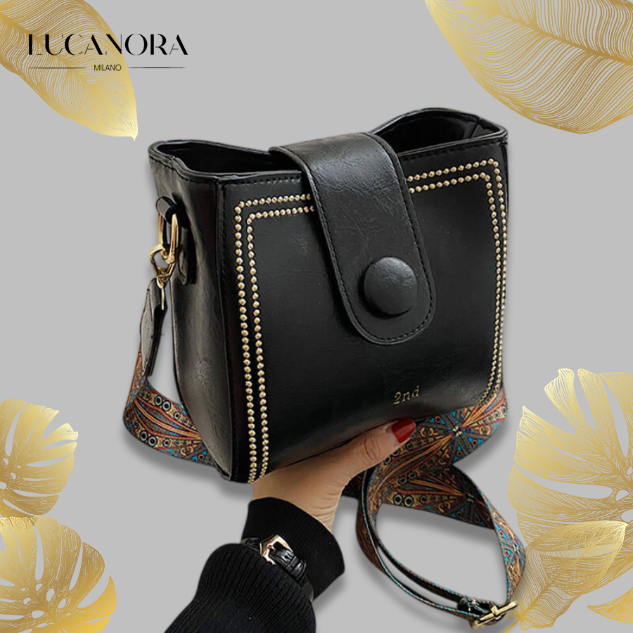 Dulina Rosa+™ Vintage módní taška s nastavitelným popruhem | Elegance v jednom kousku!
