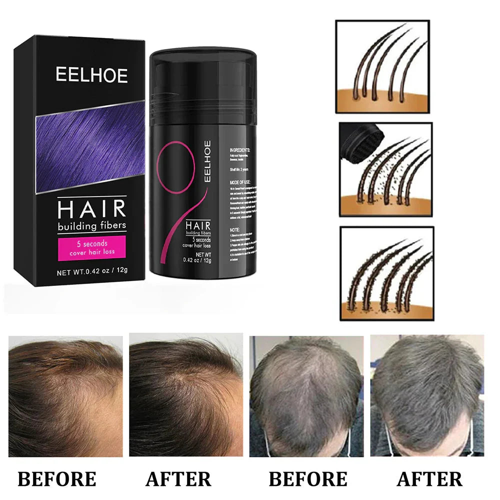 EELHOE HAIR™ Prášek proti vypadávání a rychlé vyplnění vlasové linie