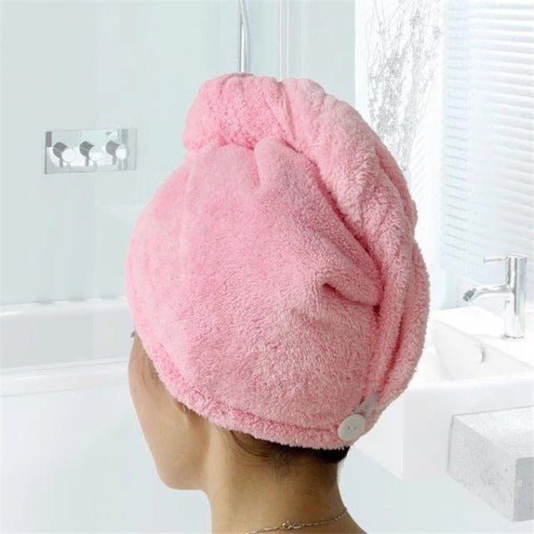EasyDry+™ Ručník na vlasy z mikrovlákna | Suché vlasy během chvilky!
