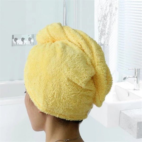 EasyDry+™ Ručník na vlasy z mikrovlákna | Suché vlasy během chvilky!