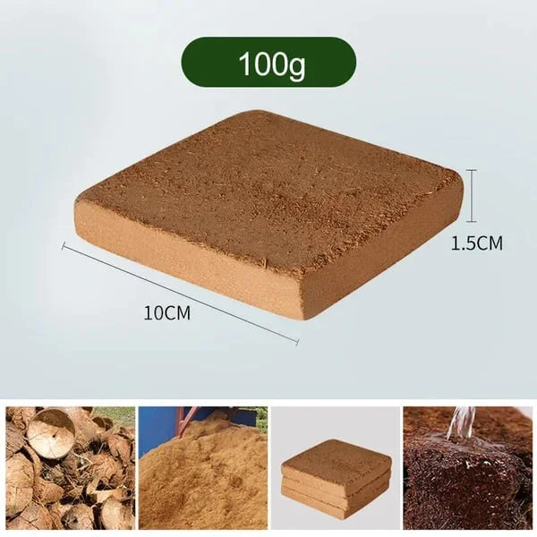 EcoBloom™ Prémiové organické cihly z kokosového vlákna pro rostliny