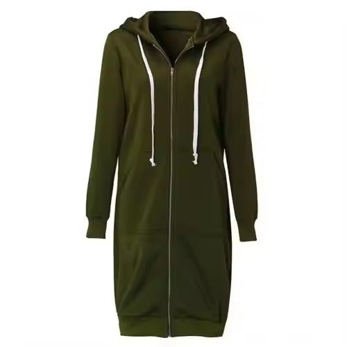 Edda Mirarchi™ Dámské ležérní Zip up fleecová mikina s kapucí