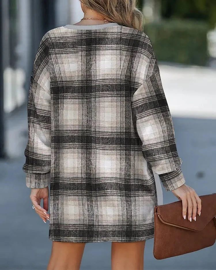 Egizia Carda™ Útulné mikinové šaty na zip