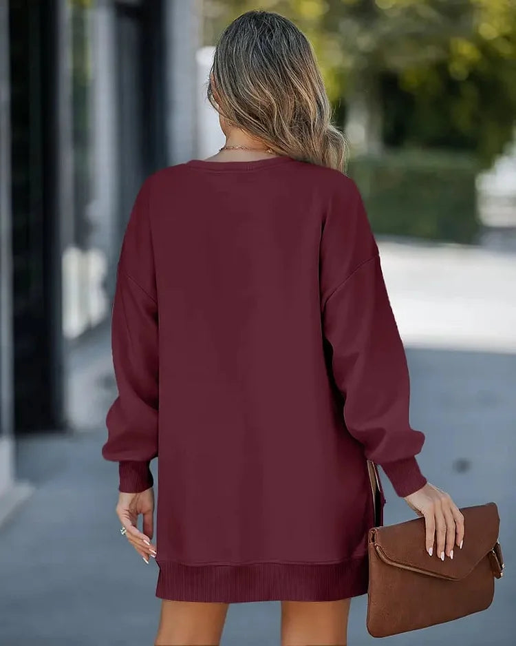 Egizia Carda™ Útulné mikinové šaty na zip