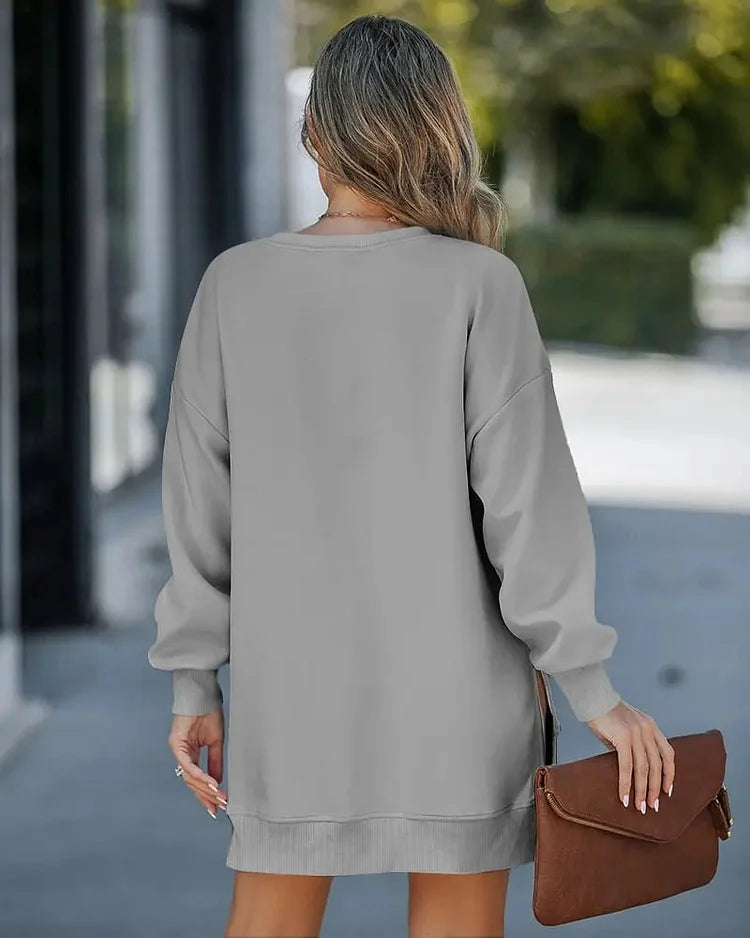 Egizia Carda™ Útulné mikinové šaty na zip
