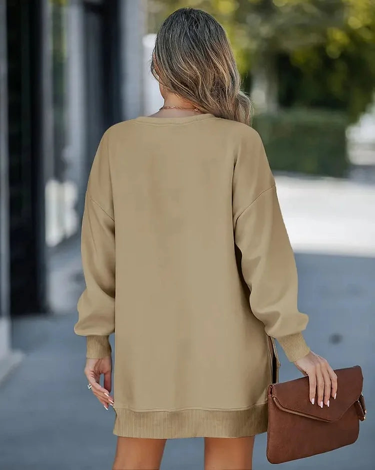 Egizia Carda™ Útulné mikinové šaty na zip