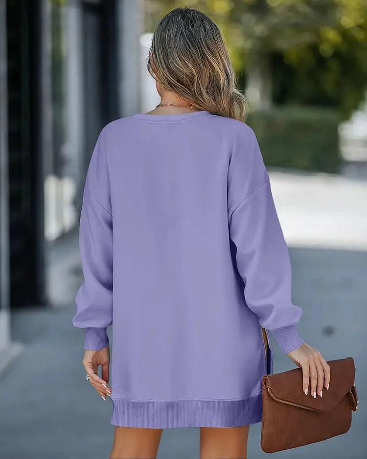 Egizia Carda™ Útulné mikinové šaty na zip