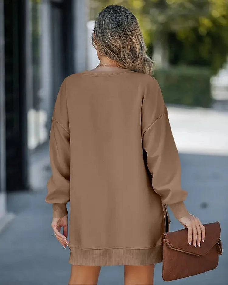 Egizia Carda™ Útulné mikinové šaty na zip