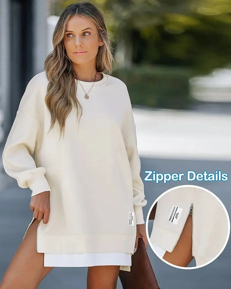 Egizia Carda™ Útulné mikinové šaty na zip