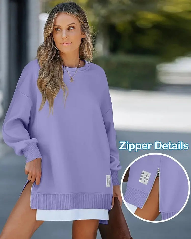 Egizia Carda™ Útulné mikinové šaty na zip