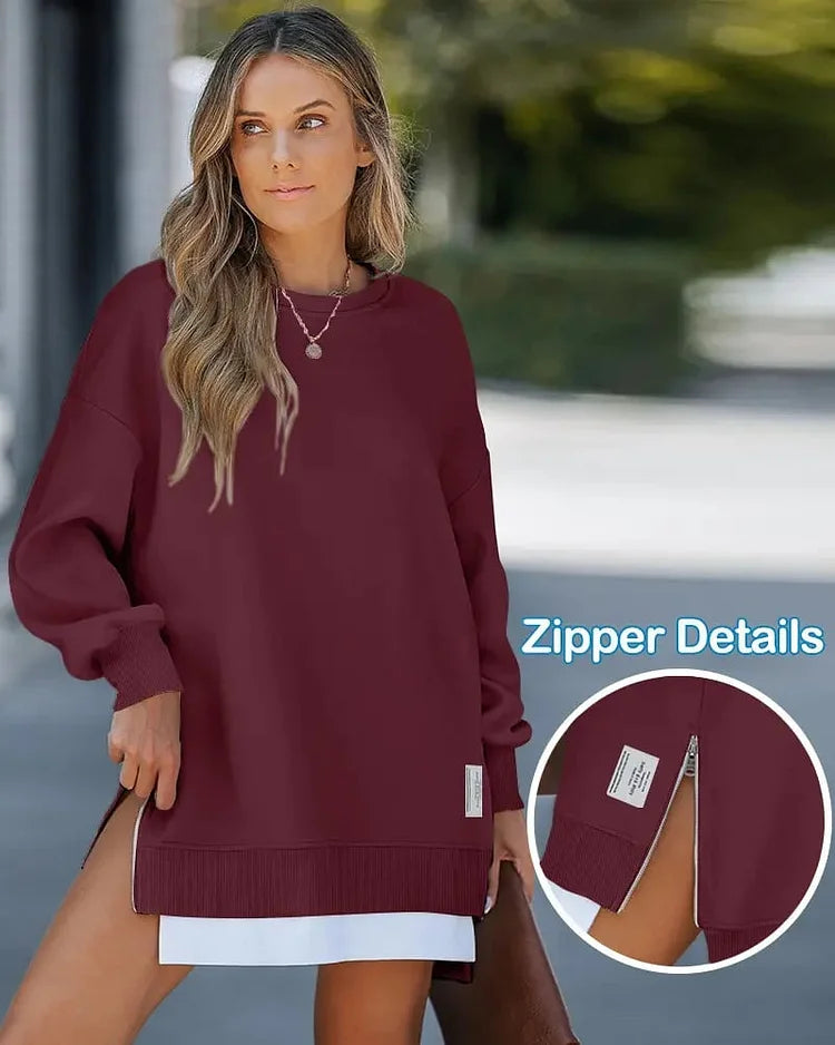 Egizia Carda™ Útulné mikinové šaty na zip