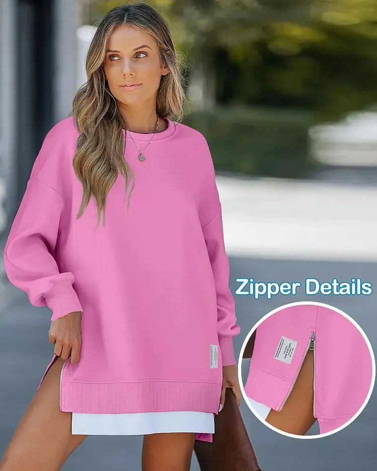 Egizia Carda™ Útulné mikinové šaty na zip