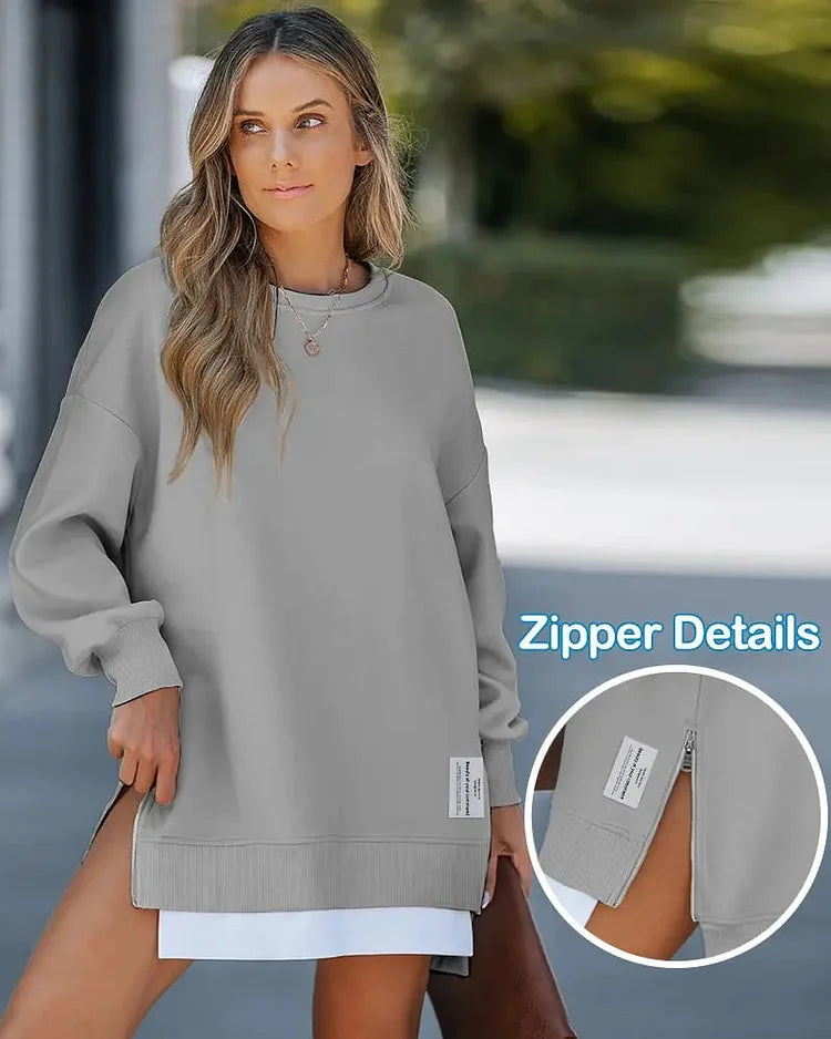 Egizia Carda™ Útulné mikinové šaty na zip