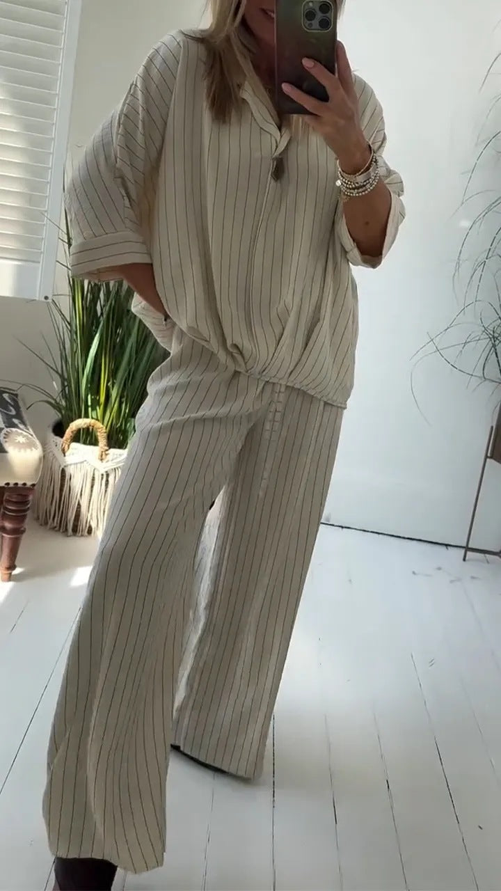 Eloisa Conti™ Volný set s proužkem