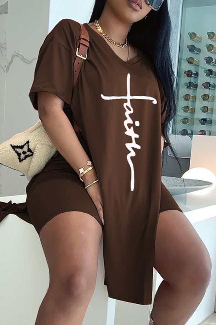 Faith Softy™️ Pohodlné Šaty Nadměrné Velikosti