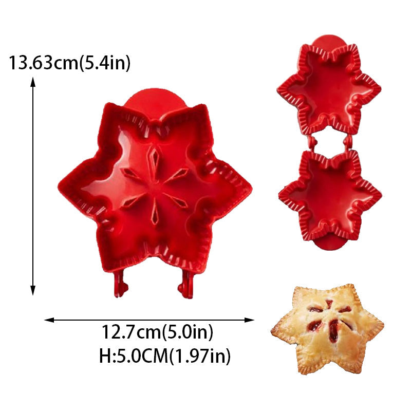 FestiveFill™ Vánoční forma na koláčky s lisem