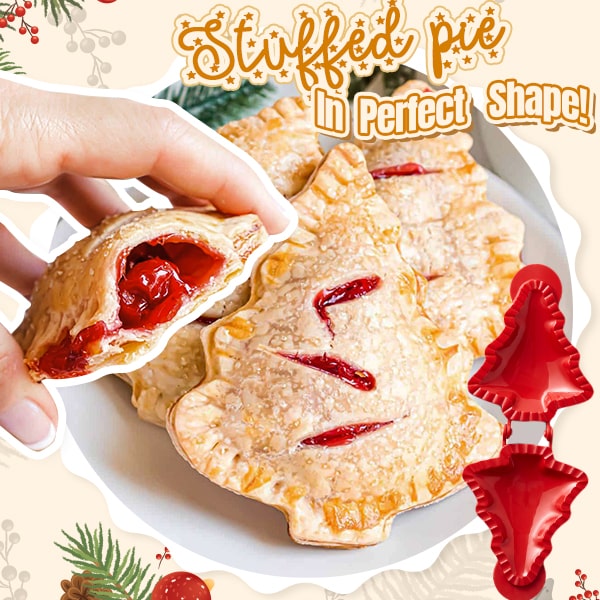 FestiveFill™ Vánoční forma na koláčky s lisem