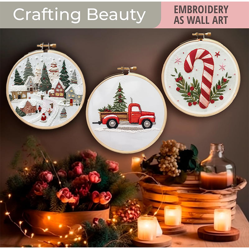 FestiveStitch™ Vánoční vyšívací sada