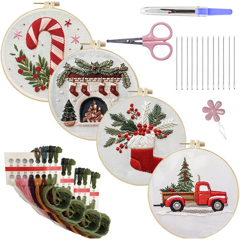 FestiveStitch™ Vánoční vyšívací sada