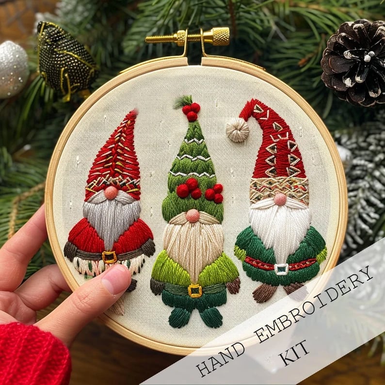 FestiveStitch™ Vánoční vyšívací sada