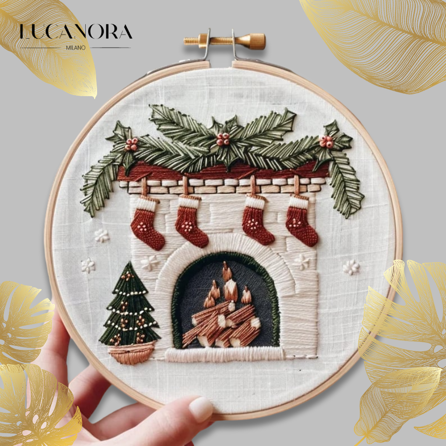 FestiveStitch™ Vánoční vyšívací sada