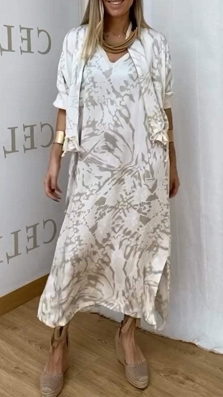Fiorella Set™ Dámské elegantní dvoudílné šaty