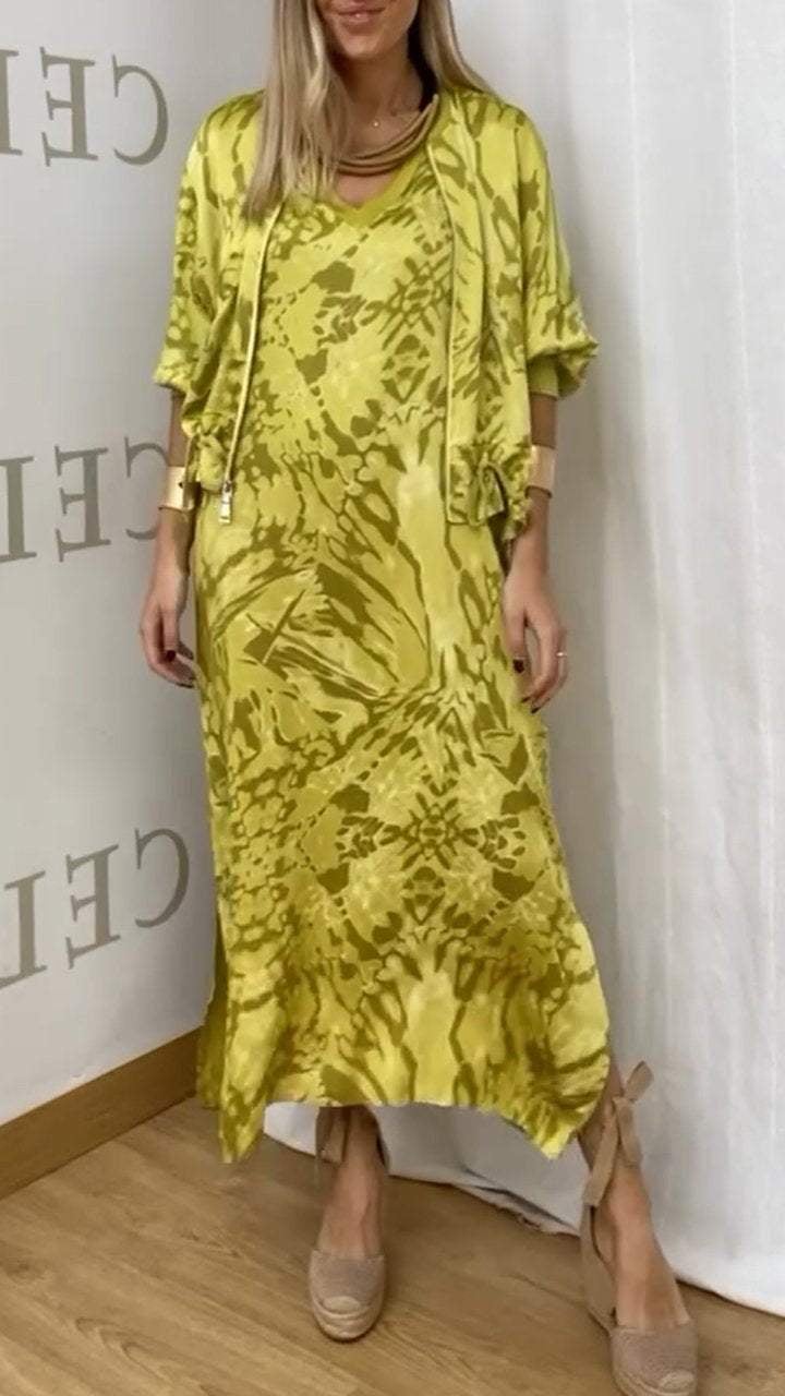 Fiorella Set™ Dámské elegantní dvoudílné šaty