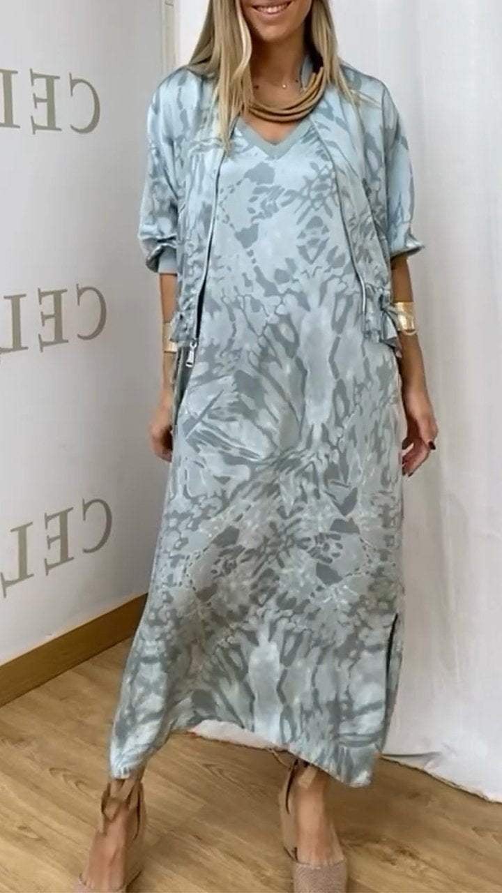 Fiorella Set™ Dámské elegantní dvoudílné šaty