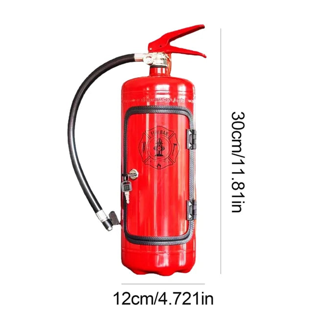 FireBar™ Minibar se vzhledem hasicího přístroje