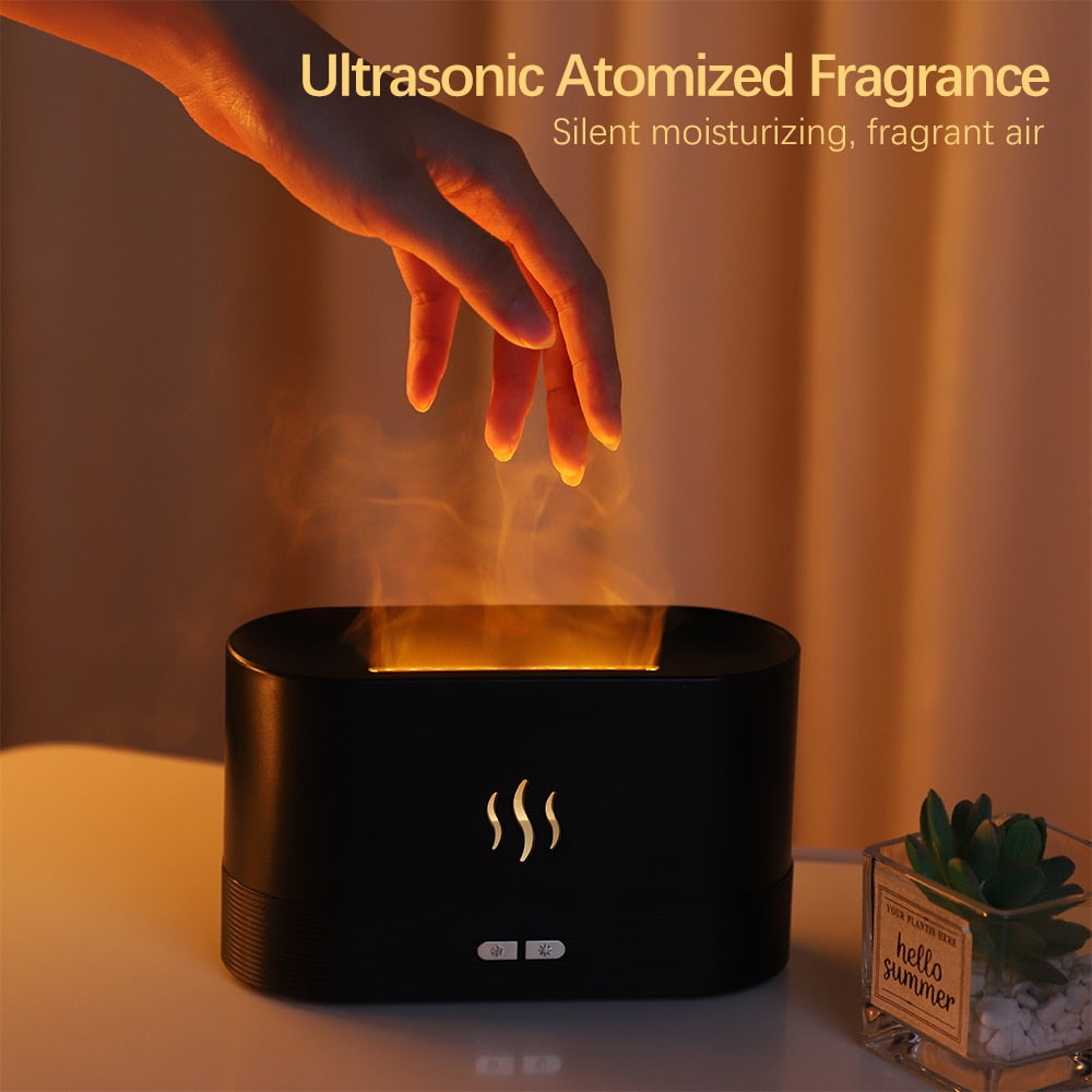 FlameFresh™ Zvlhčovač vzduchu | Zklidňuje, osvěžuje a zlepšuje spánek