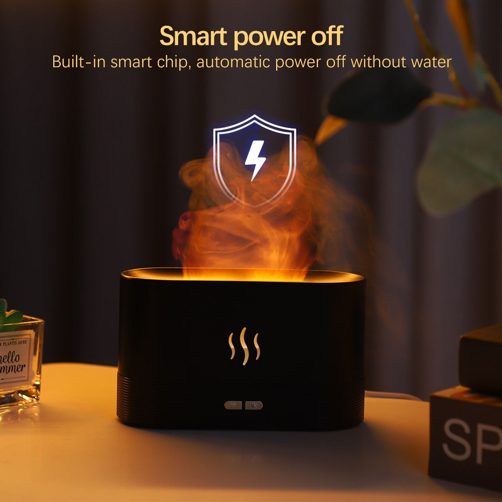 FlameFresh™ Zvlhčovač vzduchu | Zklidňuje, osvěžuje a zlepšuje spánek