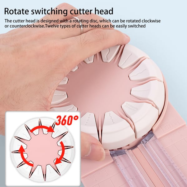 FlexiTrim™ Rotační řezačka papíru 12 v 1 360°