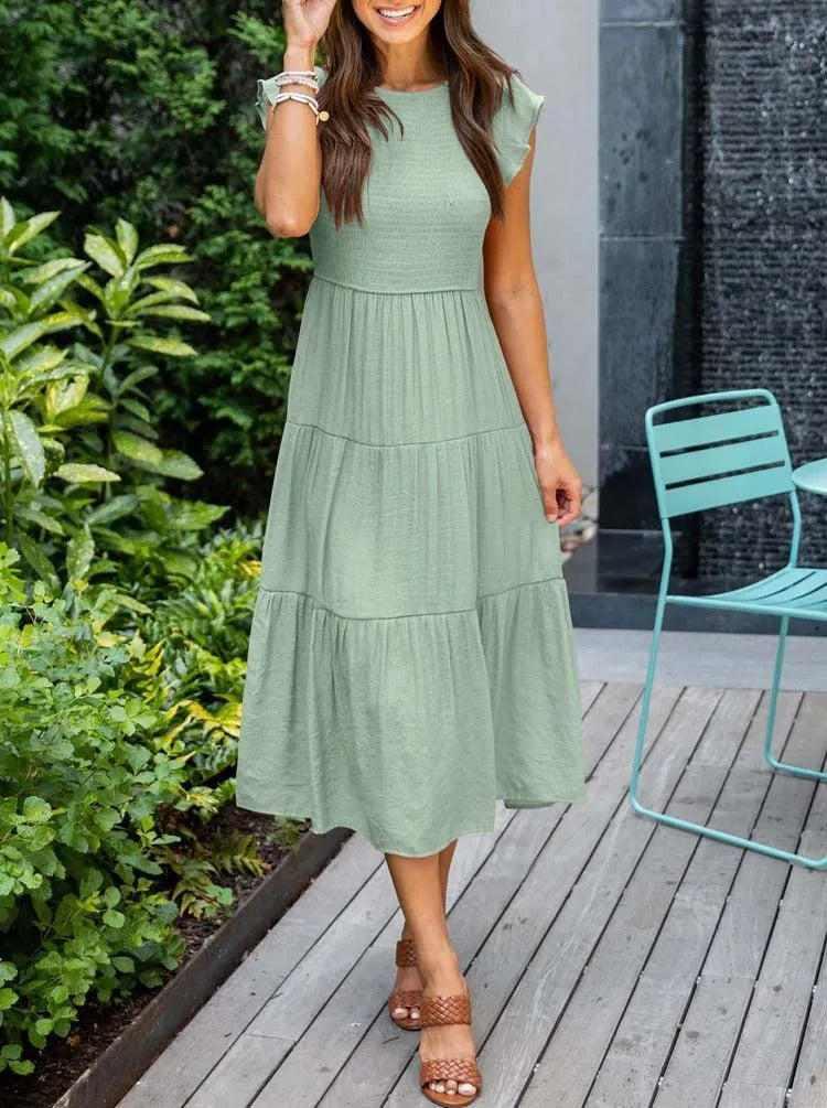 Francine™ Pohodlné elegantní letní šaty