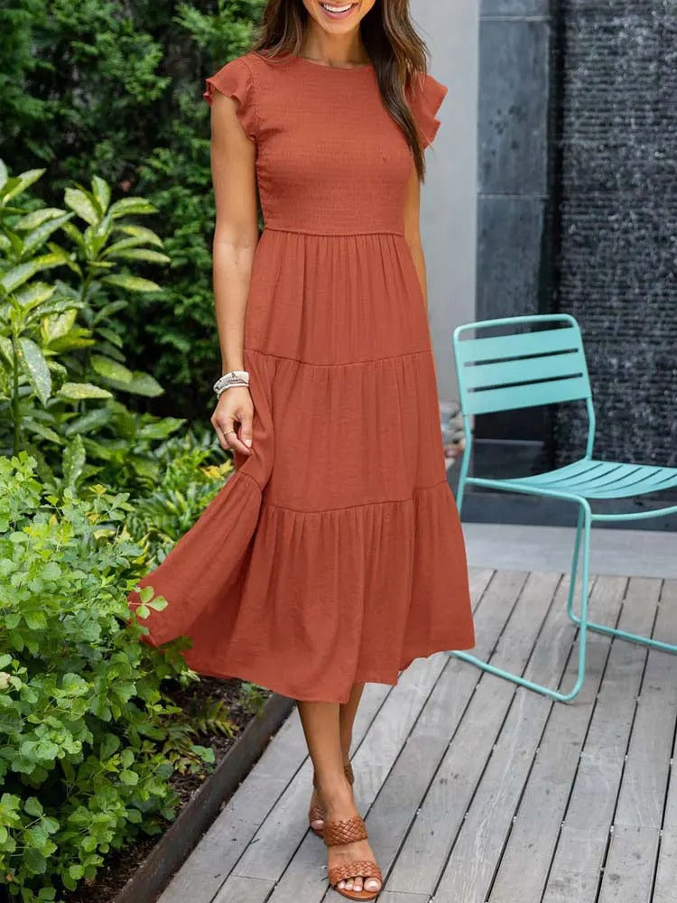 Francine™ Pohodlné elegantní letní šaty