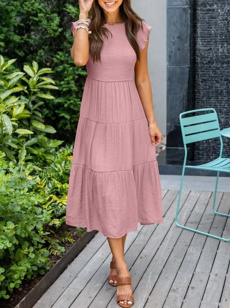 Francine™ Pohodlné elegantní letní šaty