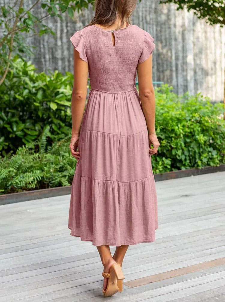 Francine™ Pohodlné elegantní letní šaty