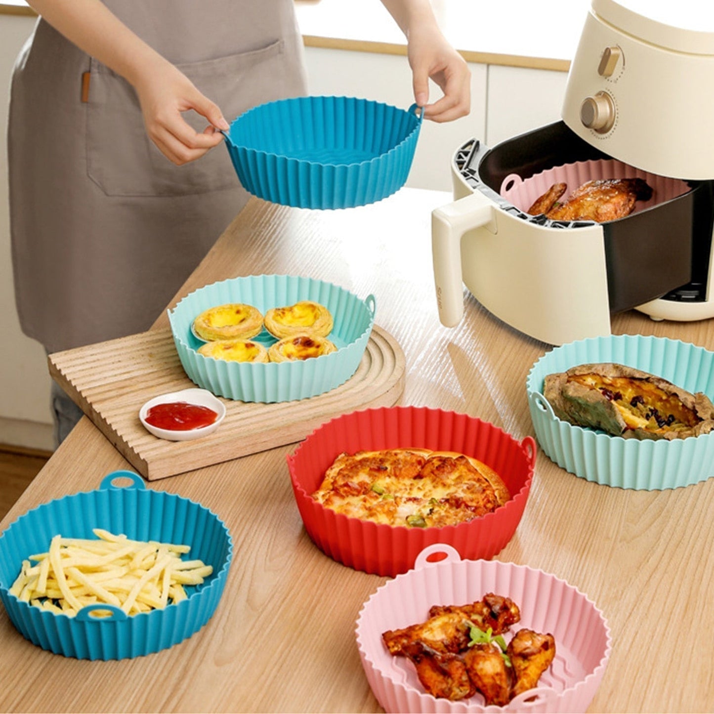 FryProtect™ Silikonová forma na pečení Air Fryer