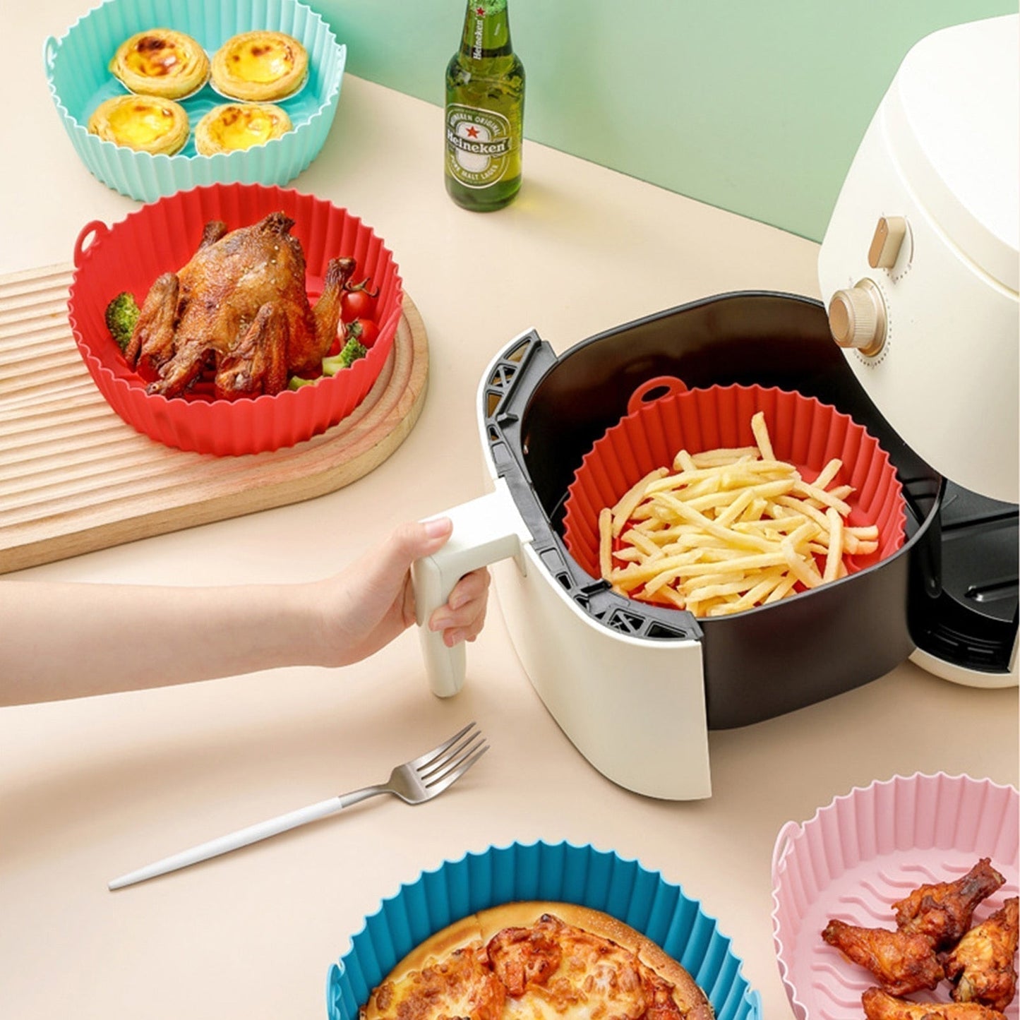 FryProtect™ Silikonová forma na pečení Air Fryer