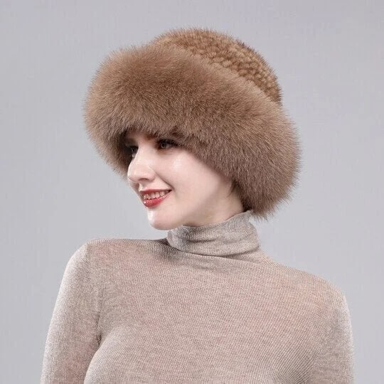 FurBelle™ Dámská zimní chlupatá čepice